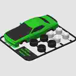 Dodge Challenger Hellcat kit card