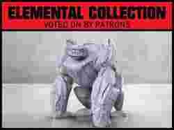 Büyük Toprak Elementali - Tabetop Minyatür