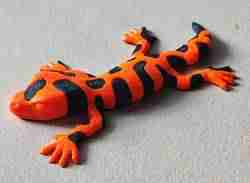 Leopar Gecko Magnet - çift renkli tek ekstrüder