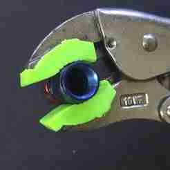 3D printed Soft Jaws for your Vice Grips! Great for delecate work or building AN fittings!