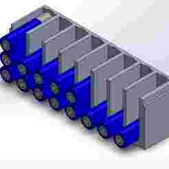 AA Battery Storage Box