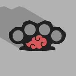 Akatsuki Brass Knuckles - Crimson Cloud ☁️🥊