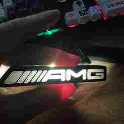 AMG Logo Front Bumper RGB 2 Dimensions