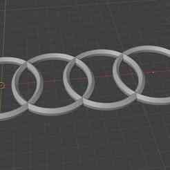 AUDI rear emblem