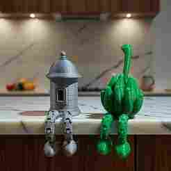 🇵🇷"Boricua Combo: Garita del Morro + Plátanos with Articulated Legs + Detachable Machete🔪".