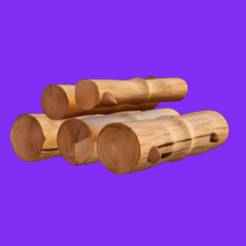 Bundle of Cut Timber