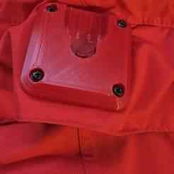 Clickfast for attaching to clothes, belt or wall. -slim version