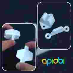 Compact door stop retainer for motorhomes – Compatible with Hymer and Other Brands