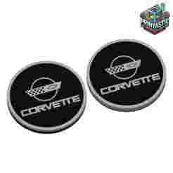 Corvette Cup Holder Insert – 70mm 3D Printed Logo Cap