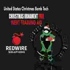 EOD Bomb Squad Christmas Ornament FREE
