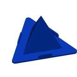 Geometric Pyramid Phone Stand