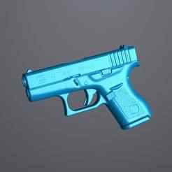 GLOCK G42 REAL SIZE HIGH QUALITY SCAN