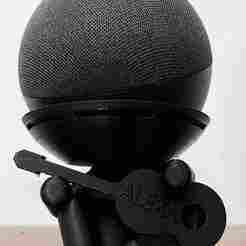 Guitar Robert Stand for Echo Dot 4th / 5th Gen