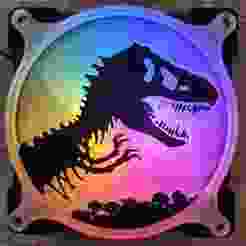 Jurassic Park Custom Fan Cover 120-140 mm