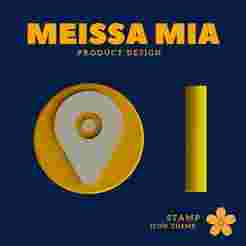 Location Pin Stamp – Digital 3D Print File for Travel Journals, Planners & DIY Stationery