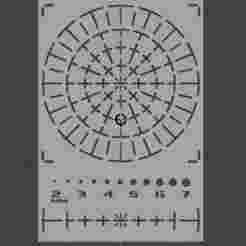 Mandala Dotting Stencil