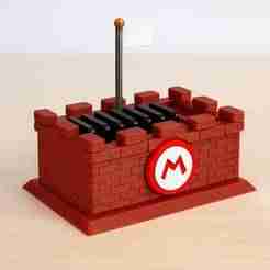 Mario Castle Switch Game Holder