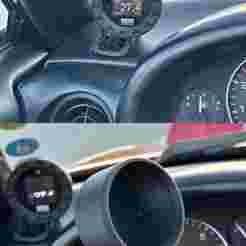 Mazda mx-5 miata pre-facelift NA 1989-1993 top left dashboard custom vent grille gauge holder