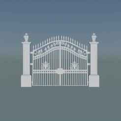 Medieval Castle Gate 3D