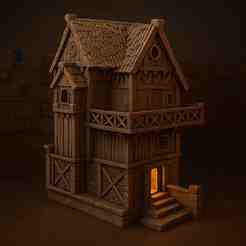 Medieval Mountain Town - House #8