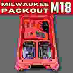 Milwaukee Packout M18 Battery Charger Organizer & Storage