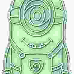 Minion 12 whole cookie cutter