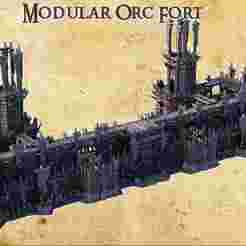 Modular Orc Fort  28 mm Tabletop Terrain