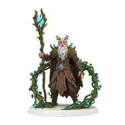 Nature's Guardian Druid with Mystic Staff & Entwining Vine | Fantasy RPG Tabletop Miniature