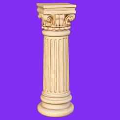Neo-Classical Fluted Pillar