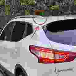 Nissan Qashqai roof bar rear cover