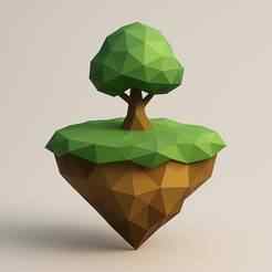 Polygonal Floating Island