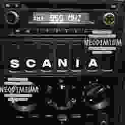 SCANIA text on the plugs