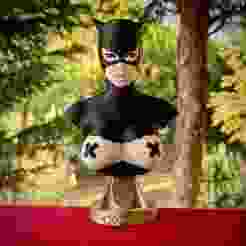 🔞🐱🦹🏻‍♀️🐈 SELINA WITH UNMASKED BOOBS – Nude 3D Bust of Catwoman