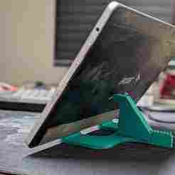 Simple and adjustable Smartphone, Tablet Stand, iPad Stand. Works for touch monitor too.