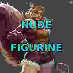 Squirrel Girl Doreen Green Default Costume Marvel Rivals Nude Naked Figurine for 3d printing gift holiday