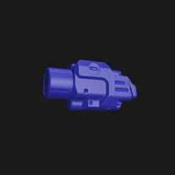 Streamlight TLR-8 HL-X G  Firearm Mounted Light - REAL SIZE 3D SCAN - HIGH QUALITY