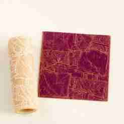 Tarpaulin & Plastic-Covered Roof Texture Roller STL File no.2 – Seamless Texture Roller for Clay, Pottery, Fondant and Crafts