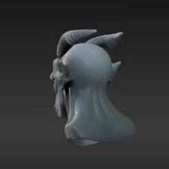 Terrifying Demonic Fiend Headsculpt for 7-inch Action Figures – Malak-Inspired Custom Horror STL