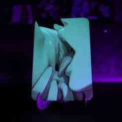 TONGUE PLAY GLOW (HueForge NSFW)