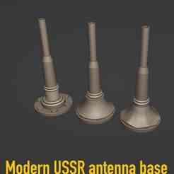 UPGRADE - Modern USSR antenna base - 1/35