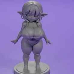 Voluptuous Goblin Shortstack-micro bikini - Beach Day 3D Model