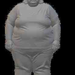 Woman ( based on Berta from 2 and half-man )  Standing female Figure | 1:64 (Scalable)