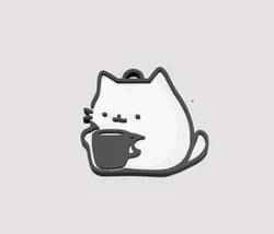 A chef Ghost Keychain