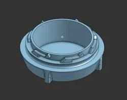 Linke Seitenabdeckung fÃ¼r Veritas NÃ¤hmaschine 8014