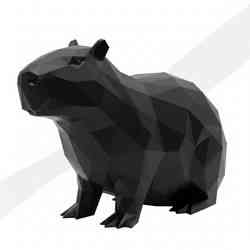 Capibara decorativo Low Poly
