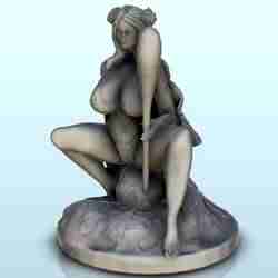 Kaya üzerinde sopalı deniz kızı (sansürlü versiyon) (18) - miniatur