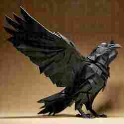 Raven - Geometric Statuette