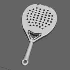 Adidas padel racket key ring