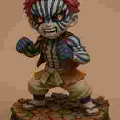 Akaza - Third High Moon (Demon Slayer / Guardians of the Night) Qposket