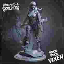 Backpack Vixen witch Shield Topless